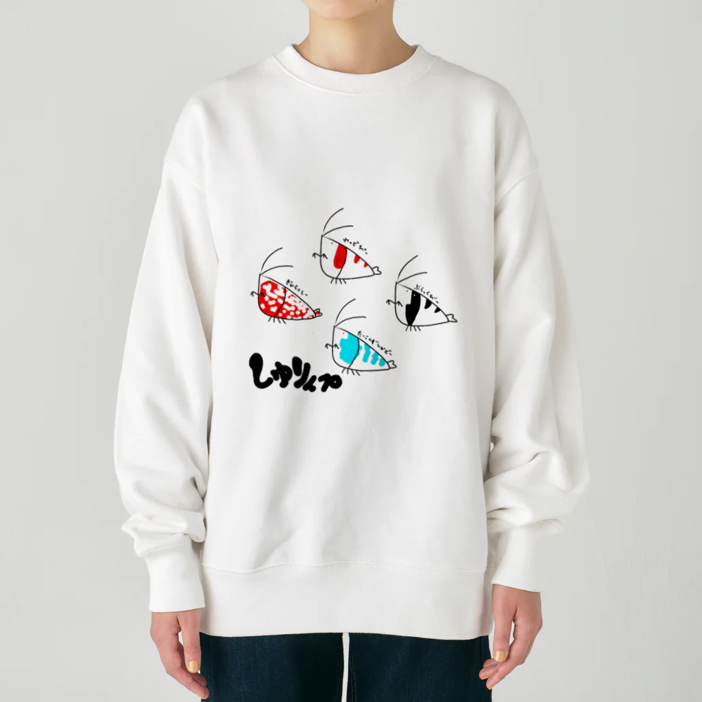 YASUPLANTS&AQUAのしゅりんプ Heavyweight Crew Neck Sweatshirt