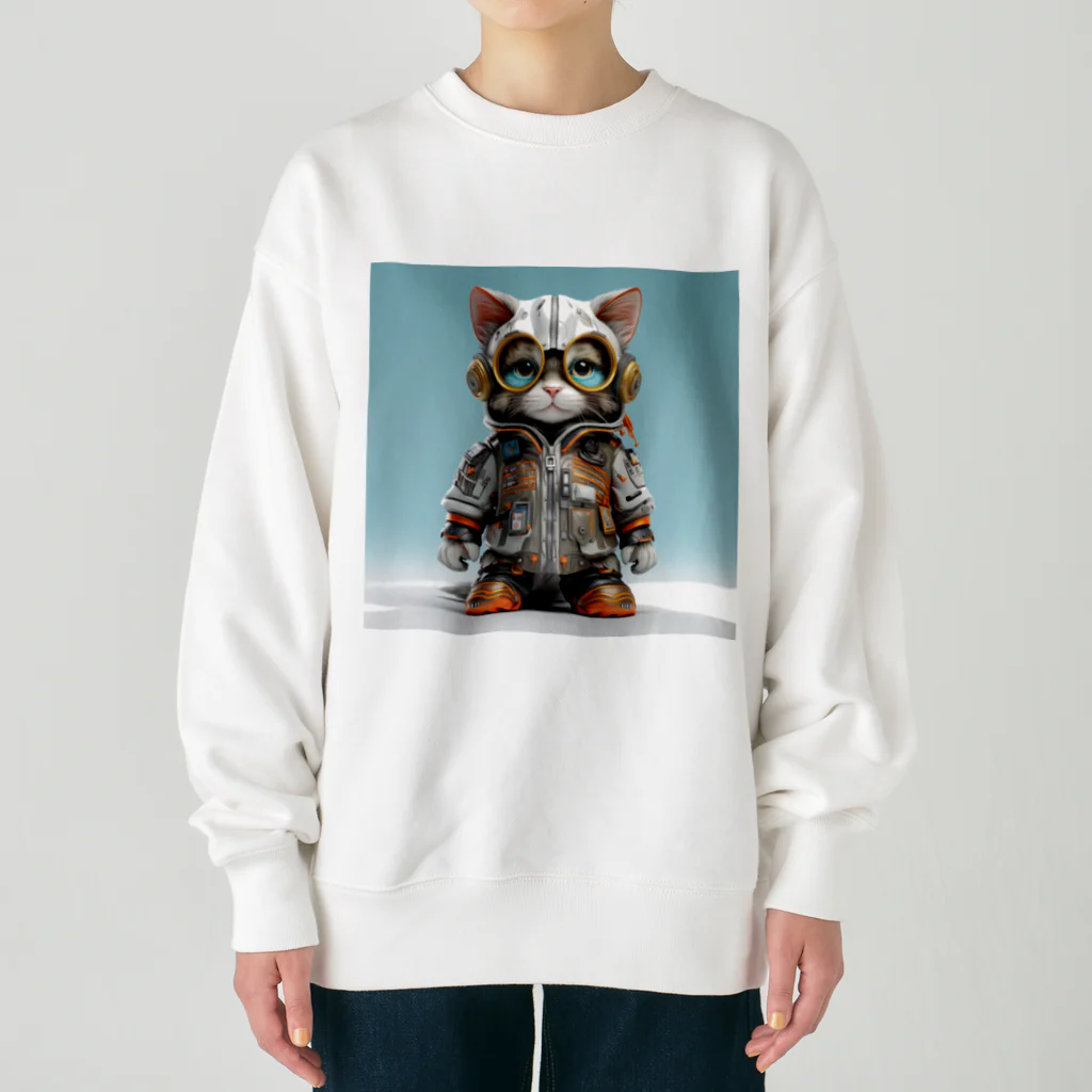 GreAの猫 Heavyweight Crew Neck Sweatshirt