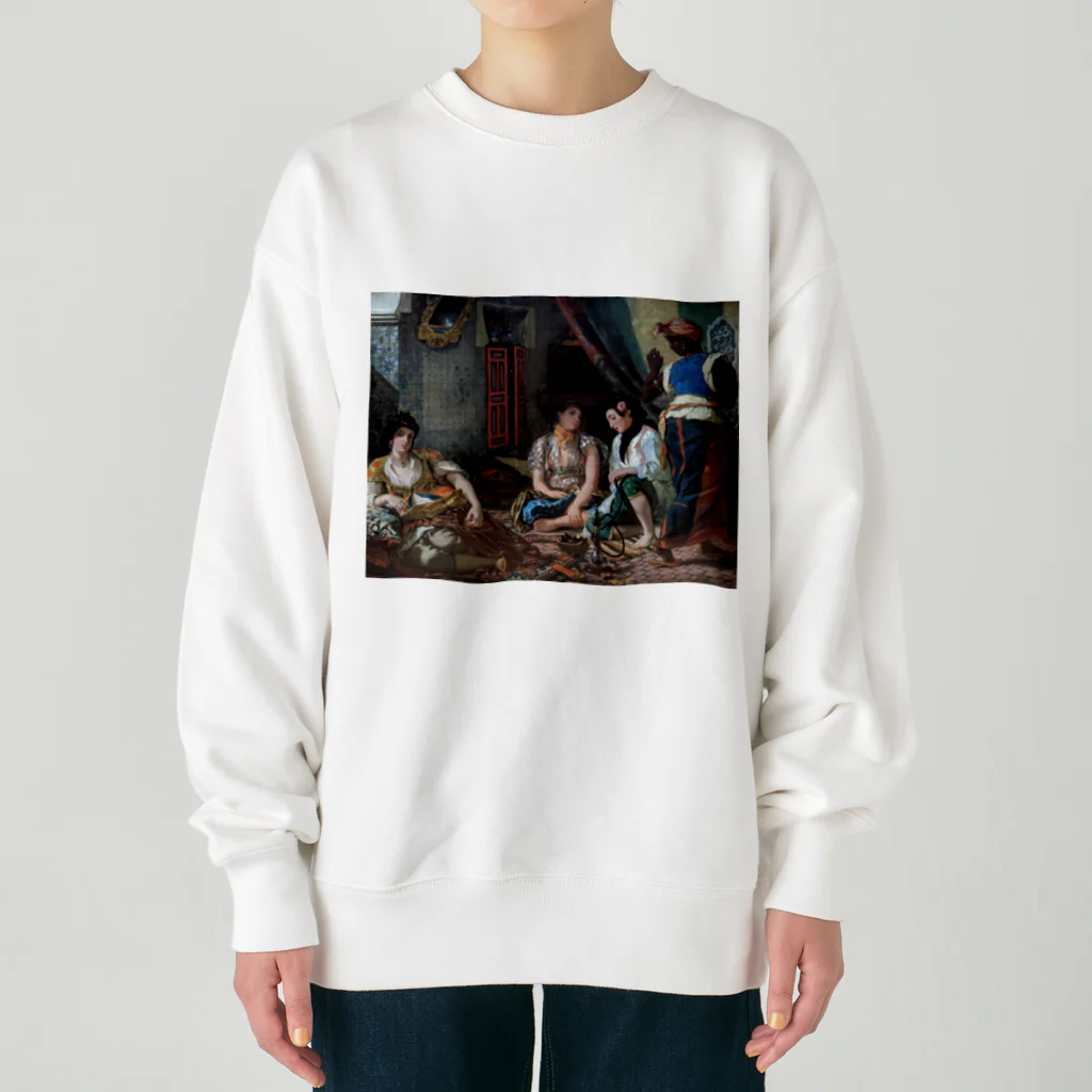 世界美術商店のアルジェの女たち / Women of Algiers in their Apartment Heavyweight Crew Neck Sweatshirt