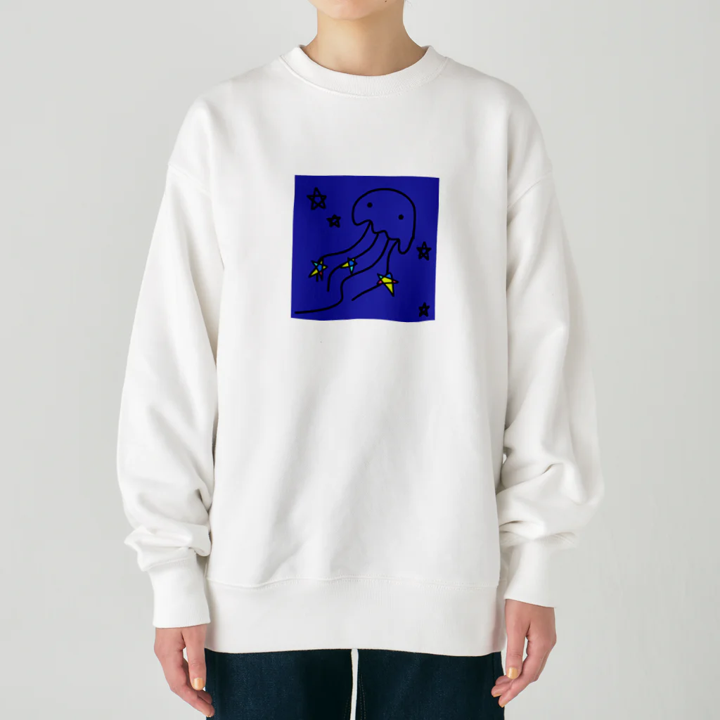 handmade asyouareの天の川クラゲ Heavyweight Crew Neck Sweatshirt