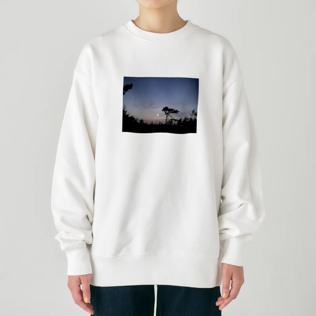 inacameraの夕方 Heavyweight Crew Neck Sweatshirt