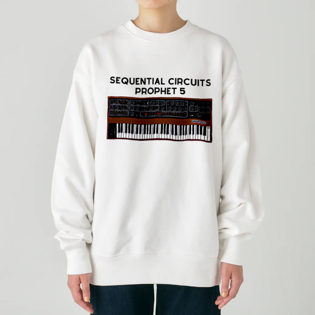 Vintage Synthesizers | aaaaakiiiiiのSequential Circuits Prophet 5 Vintage Synthesizer Heavyweight Crew Neck Sweatshirt