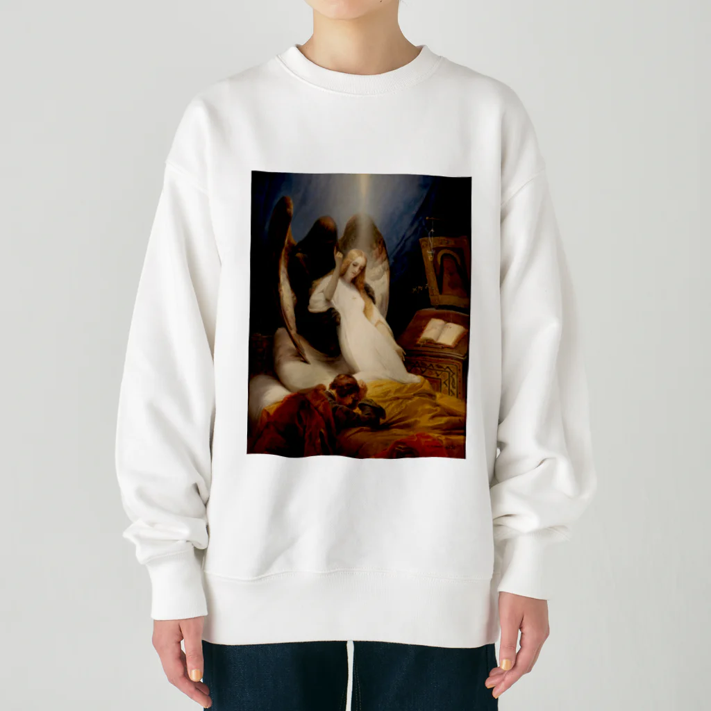 世界美術商店の死の天使 / Angel of the Death Heavyweight Crew Neck Sweatshirt