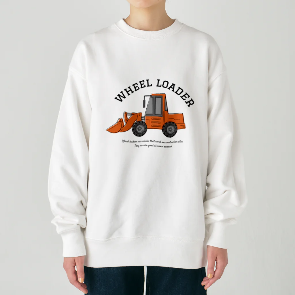 n0k0のホイールローダー Heavyweight Crew Neck Sweatshirt