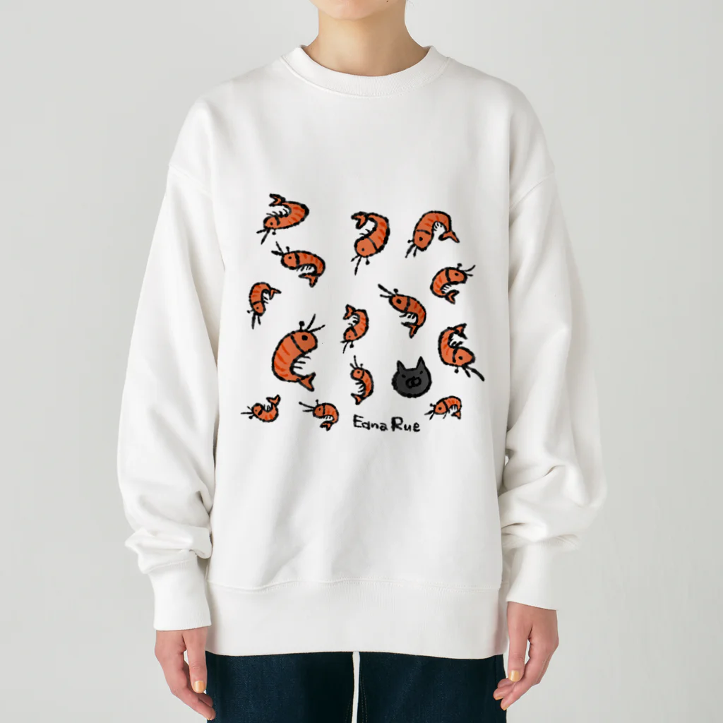 Edna_Rueのエビえび海老🦐！ Heavyweight Crew Neck Sweatshirt