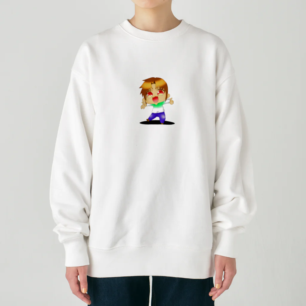 ケイチャンネル・K🐈のケイチャンネル公式グッズ　ちびケイシリーズ Heavyweight Crew Neck Sweatshirt