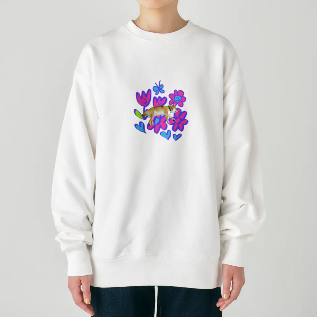 三姉妹とウフフのお店の夢見心地 Heavyweight Crew Neck Sweatshirt