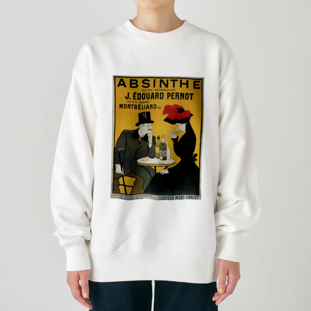 世界美術商店の超特急アブサン / Absinthe extra-supérieure J. Édouard Pernot Heavyweight Crew Neck Sweatshirt