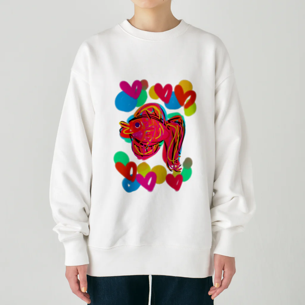 MAのカラフル金魚 Heavyweight Crew Neck Sweatshirt