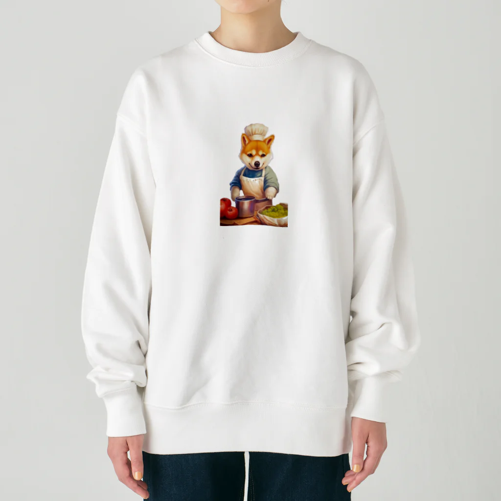 桜音ことこ企画の柴のレストランv2 Heavyweight Crew Neck Sweatshirt