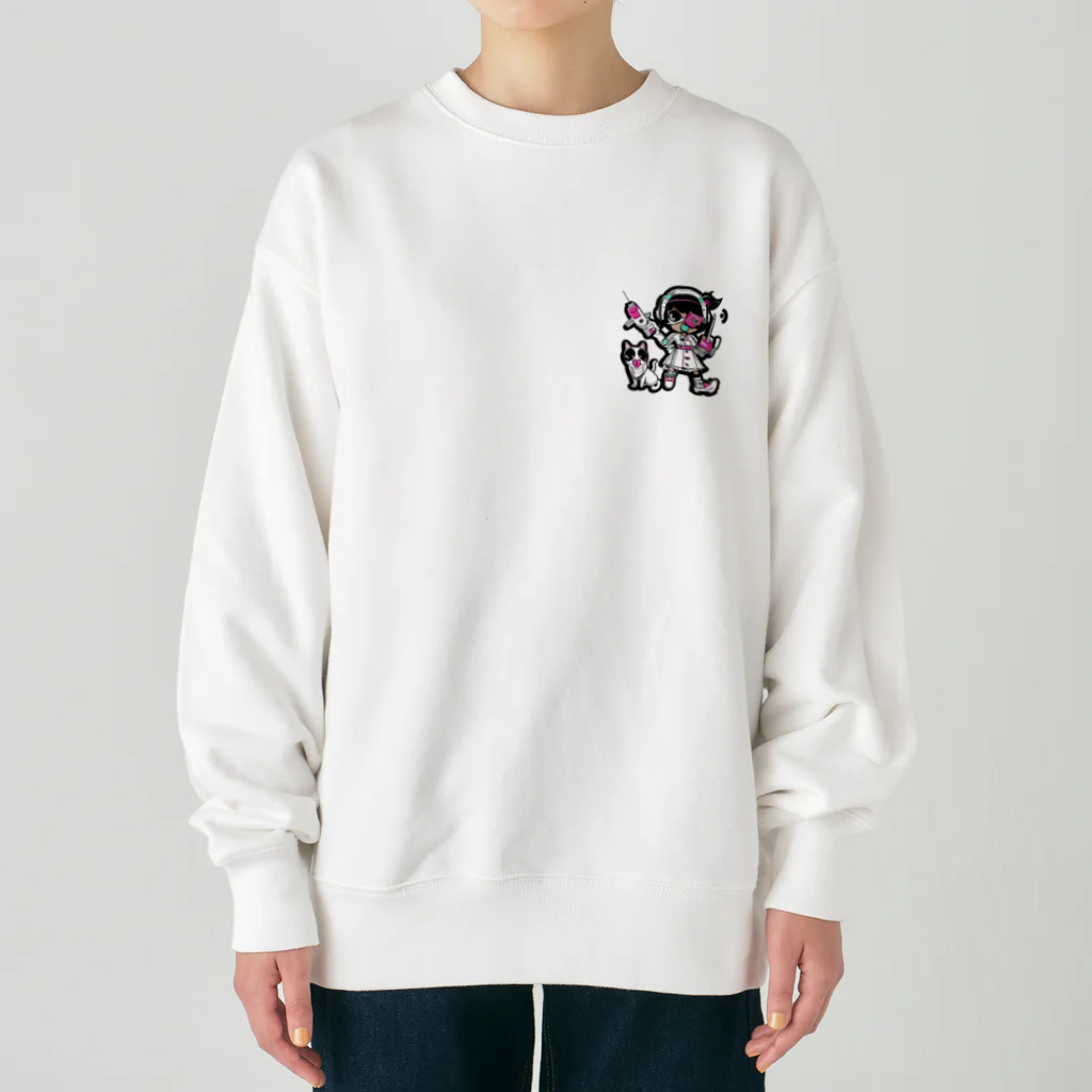 CuteCombatのCuteCombat_nurse(ナース)_ver.001 Heavyweight Crew Neck Sweatshirt