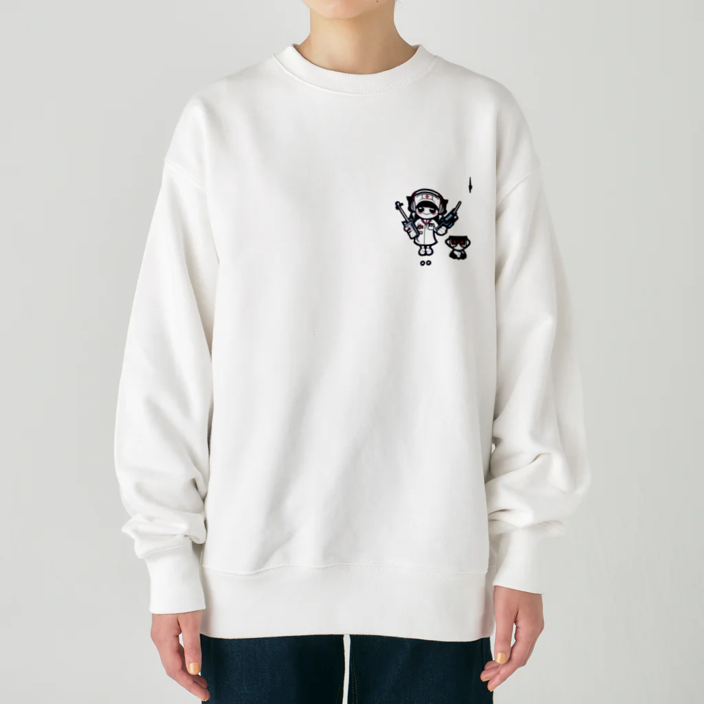 CuteCombatのCuteCombat_nurse(ナース)_ver.002 Heavyweight Crew Neck Sweatshirt