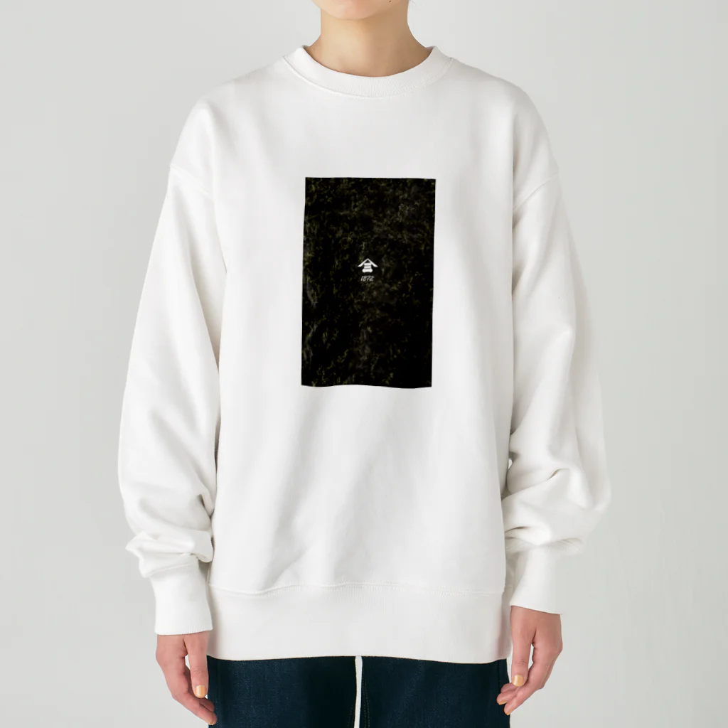 フルイチの趣味の山三1872(海苔柄) Heavyweight Crew Neck Sweatshirt