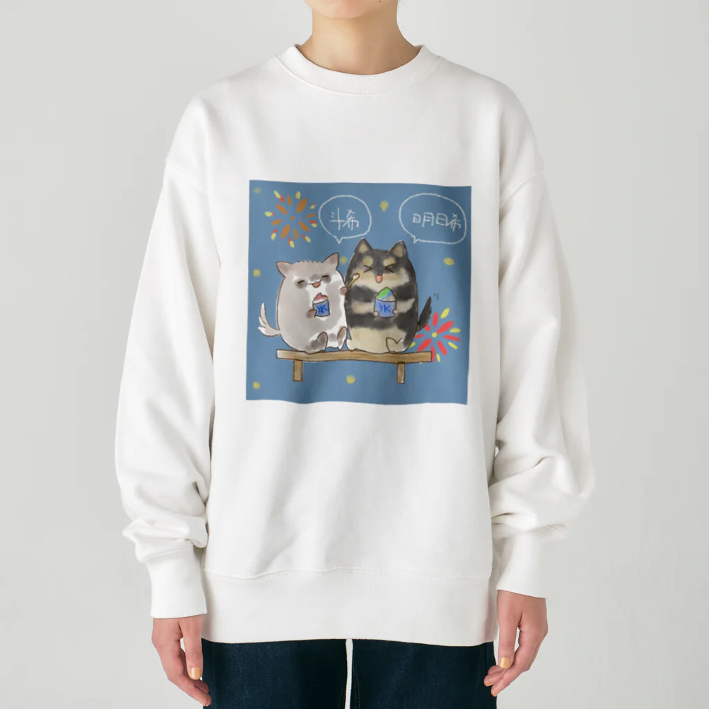 せとのお店屋さんの【斗希ちゃん&明日希ちゃん】 Heavyweight Crew Neck Sweatshirt