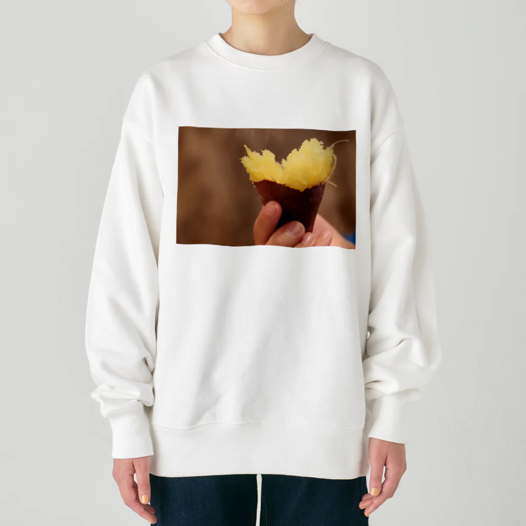 hanacoのあの時の焼き芋 Heavyweight Crew Neck Sweatshirt