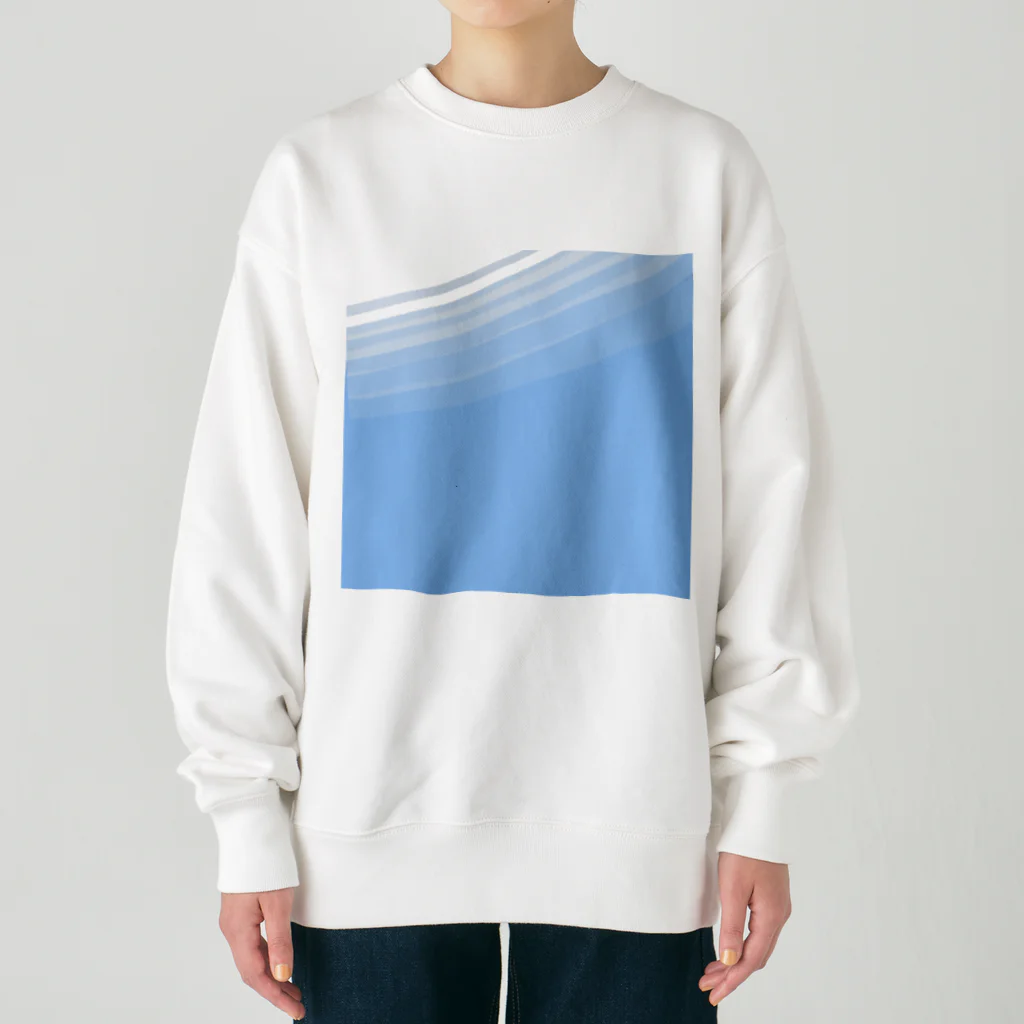 UsamaruのLOOK UP！(正方形) Heavyweight Crew Neck Sweatshirt