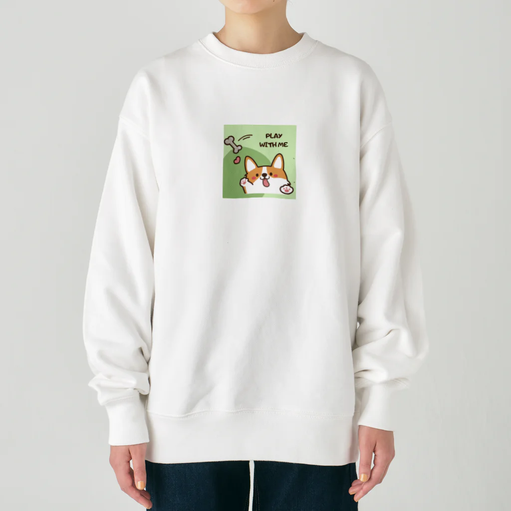 ロイ@イラストレーターHEXANFT販売美麗イラスト描きますのPLAY WITH ME Heavyweight Crew Neck Sweatshirt