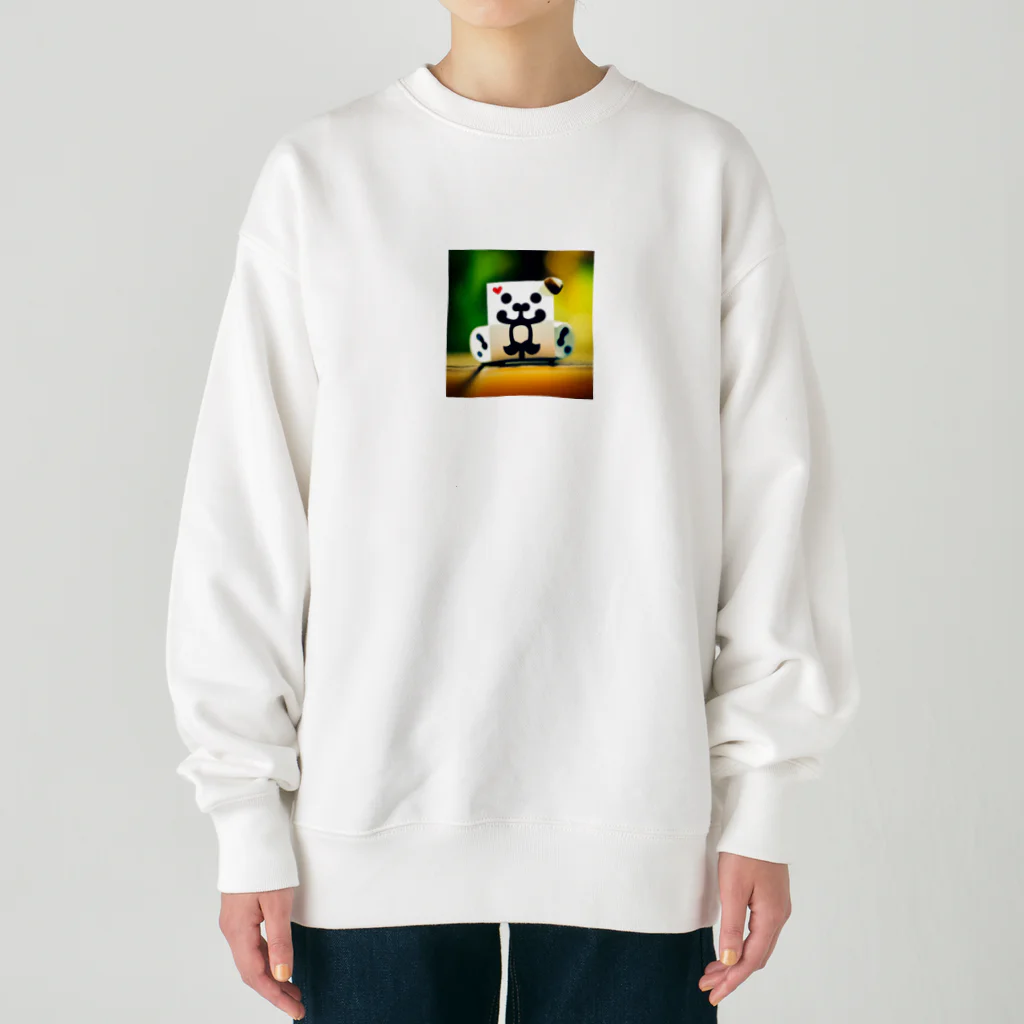 癒されれーるの運くん Heavyweight Crew Neck Sweatshirt