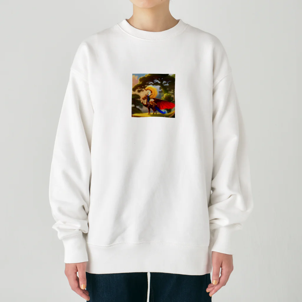 Wakuryuの八恩森の守り龍騎士団 Heavyweight Crew Neck Sweatshirt