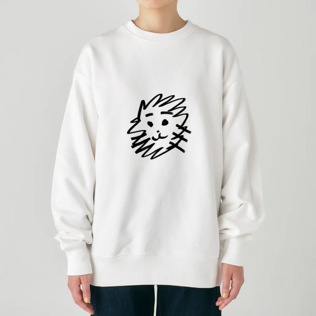 Tako00の動物 Heavyweight Crew Neck Sweatshirt