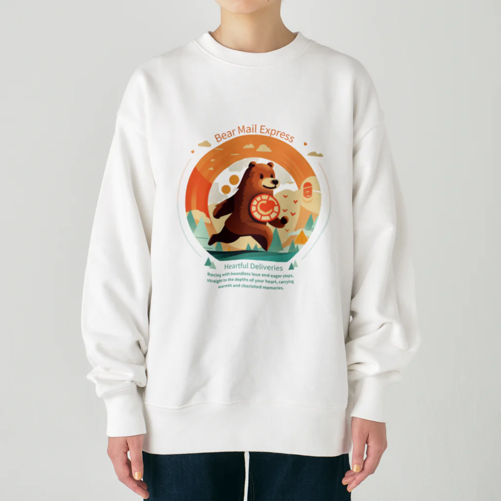 Yaya-rrのクマメール便 Heavyweight Crew Neck Sweatshirt