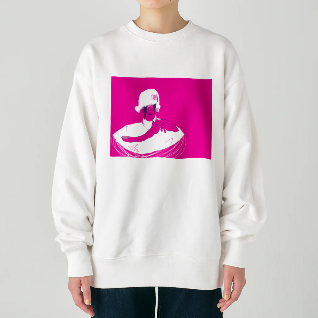 サブカルビジネスセンター尼崎の紫の柔肌 Heavyweight Crew Neck Sweatshirt