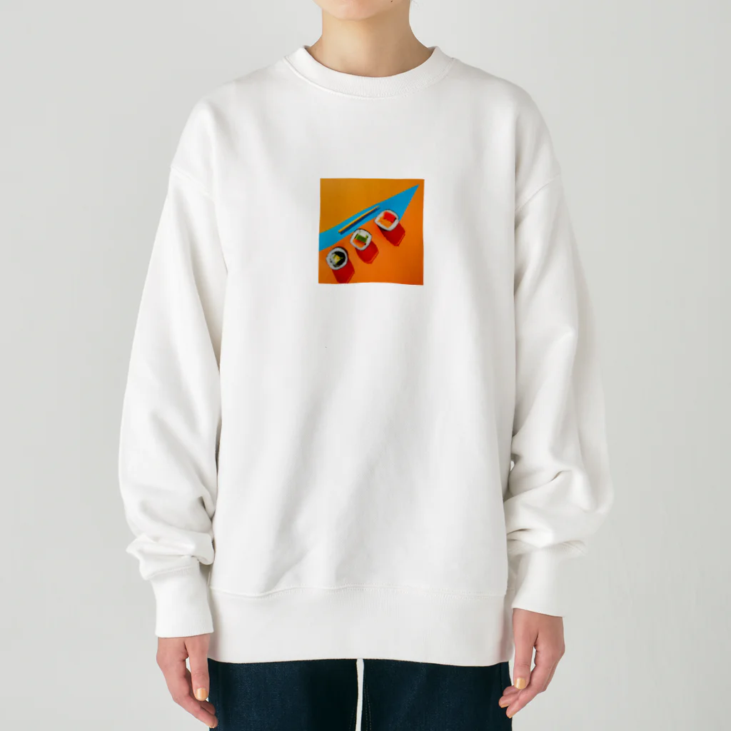 Wacchi_houseのSUSHI Heavyweight Crew Neck Sweatshirt