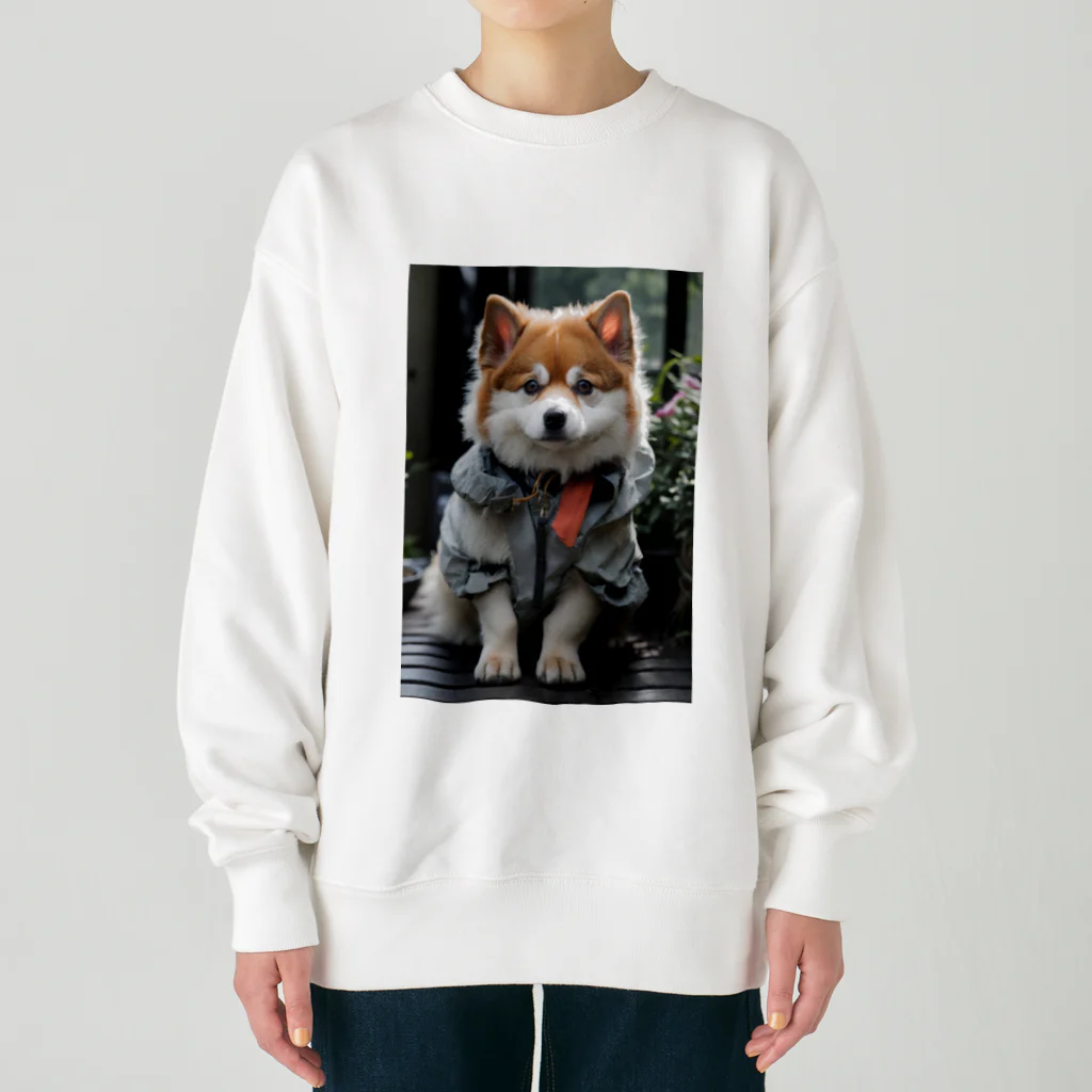 TATAKUKUのおしゃれな犬 Heavyweight Crew Neck Sweatshirt