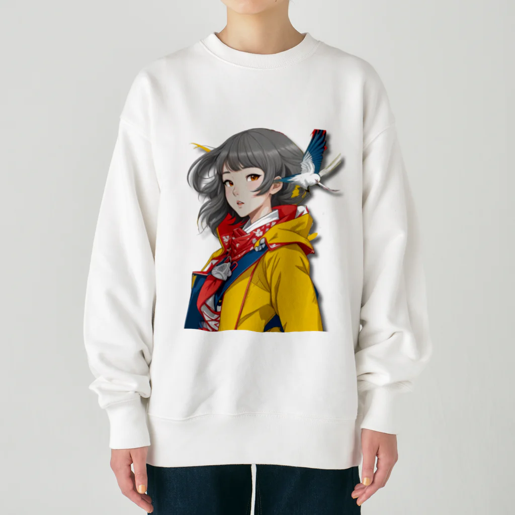 大正レトロJYOSIの大正レトロJYOSI　レイナ Heavyweight Crew Neck Sweatshirt