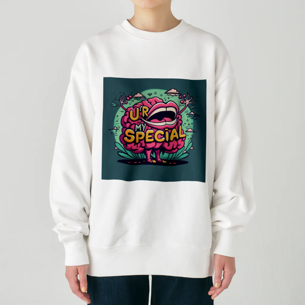 ノイトランナウェイの SPECIALZ BRAIN Heavyweight Crew Neck Sweatshirt