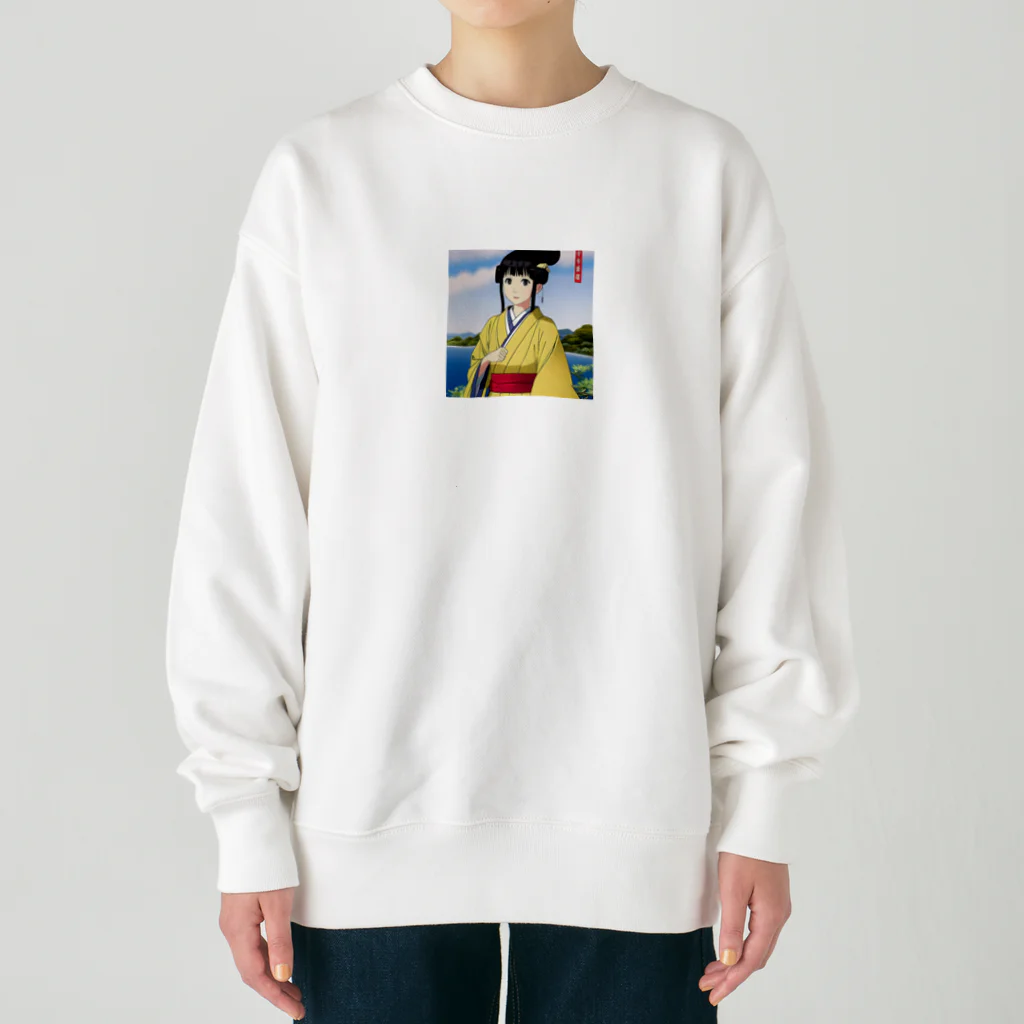 the blue seasonの美希（Miki） Heavyweight Crew Neck Sweatshirt