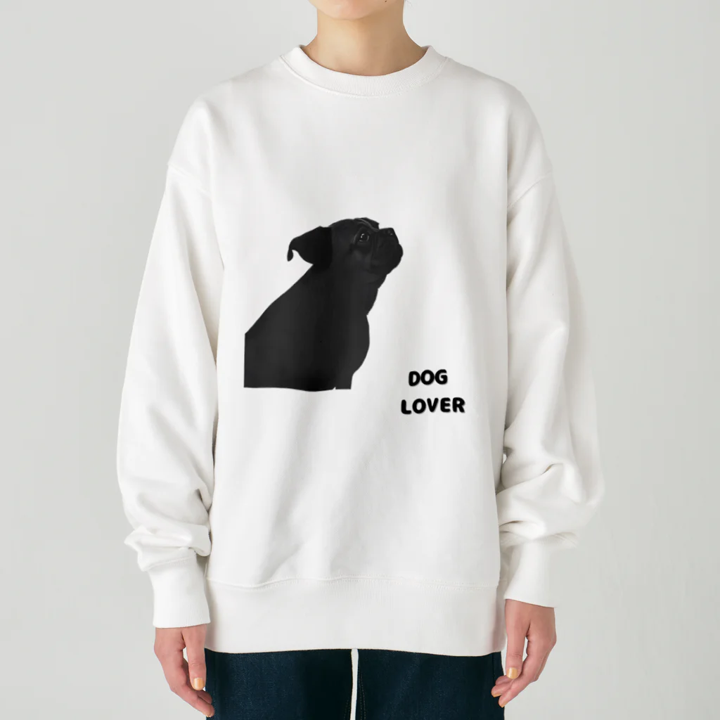 DOG LOVERのDOG LOVER（パグ） Heavyweight Crew Neck Sweatshirt