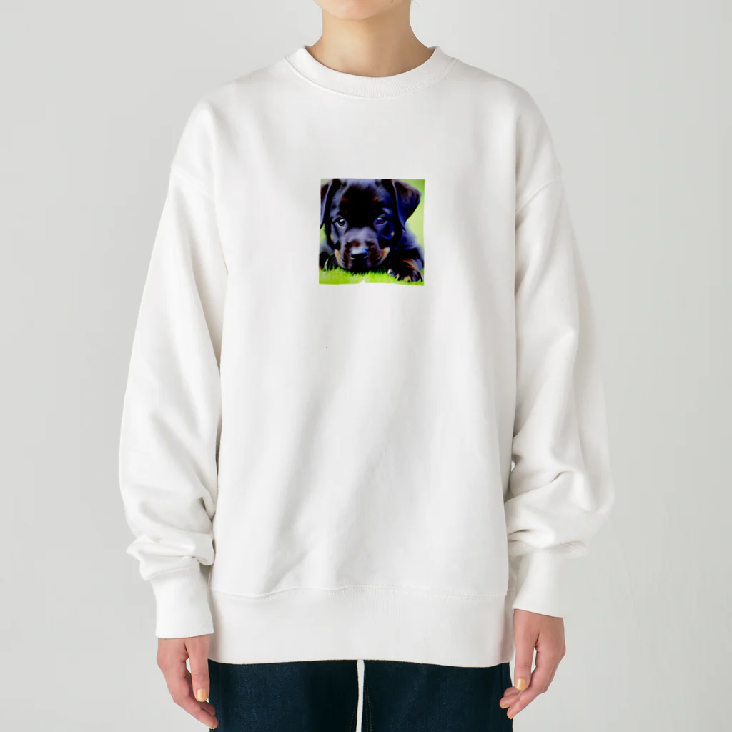 nishijima1の仔犬 Heavyweight Crew Neck Sweatshirt