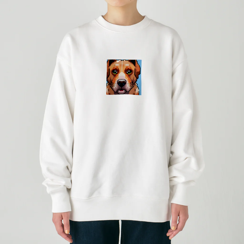 getprizeのドット絵の犬 Heavyweight Crew Neck Sweatshirt