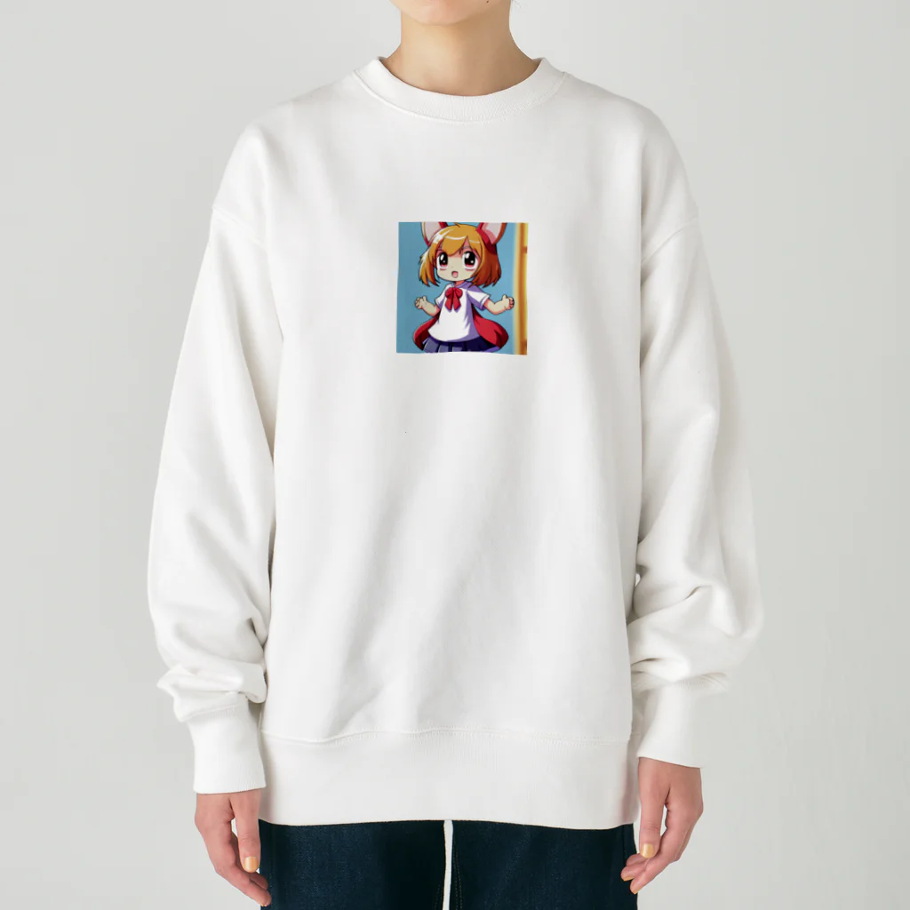 pixel-martのラビちゃん Heavyweight Crew Neck Sweatshirt