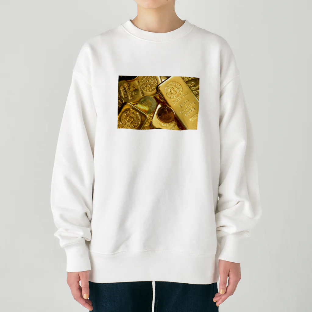 invitationのゴールド Heavyweight Crew Neck Sweatshirt