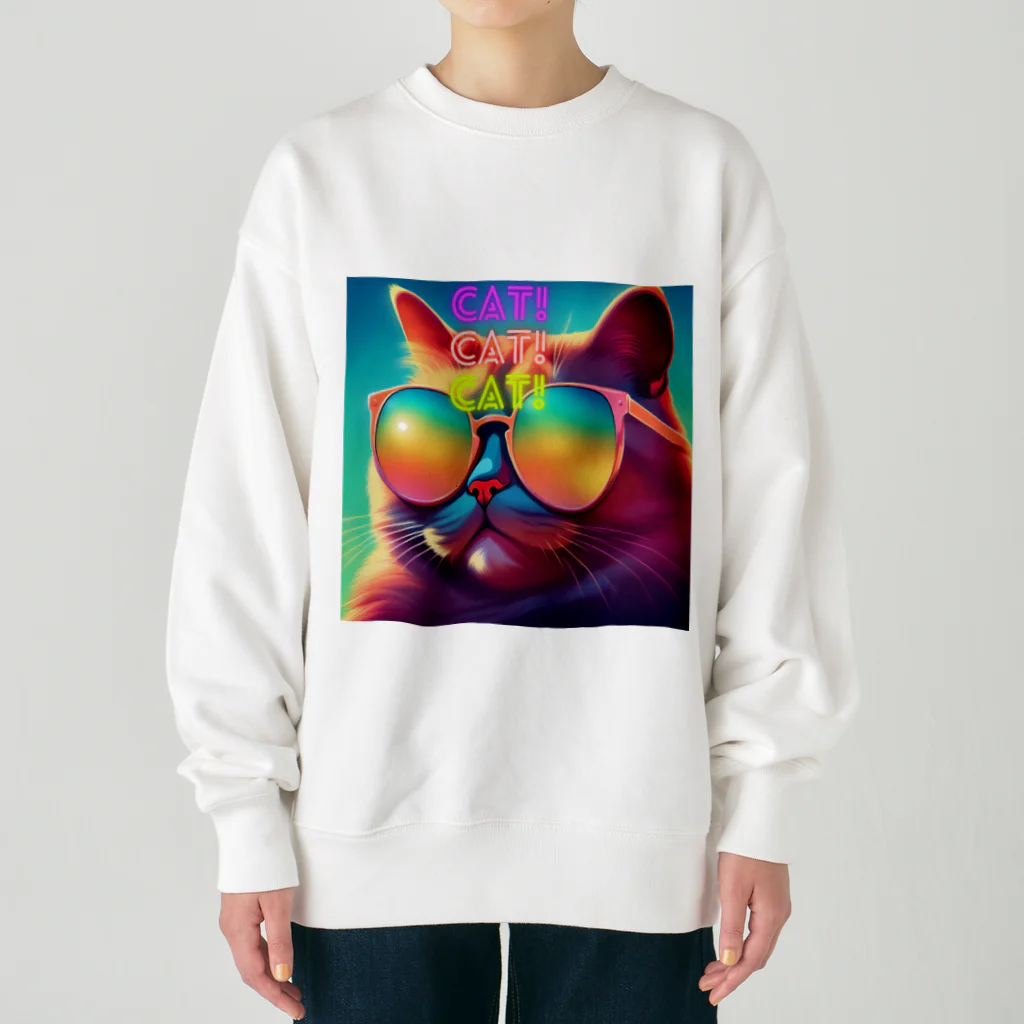 tatuuのShady Cat! Heavyweight Crew Neck Sweatshirt