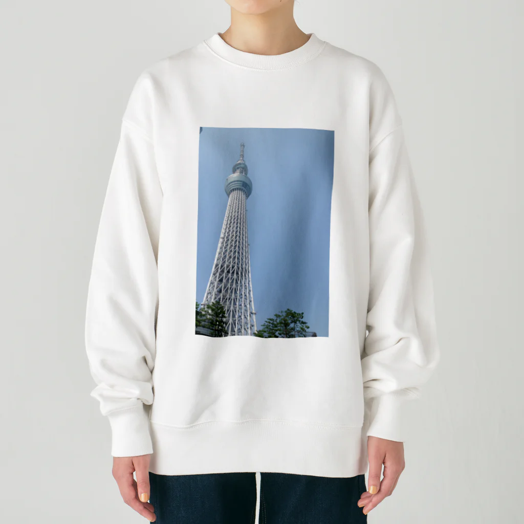 kyurakkoのTOKYO SKYTREE Heavyweight Crew Neck Sweatshirt