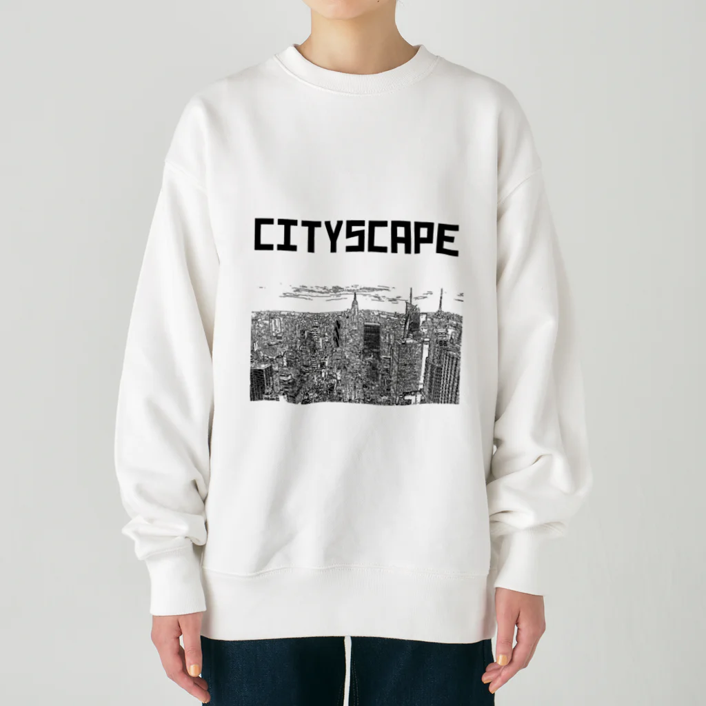 chieemakoのCITYSCAPE Heavyweight Crew Neck Sweatshirt