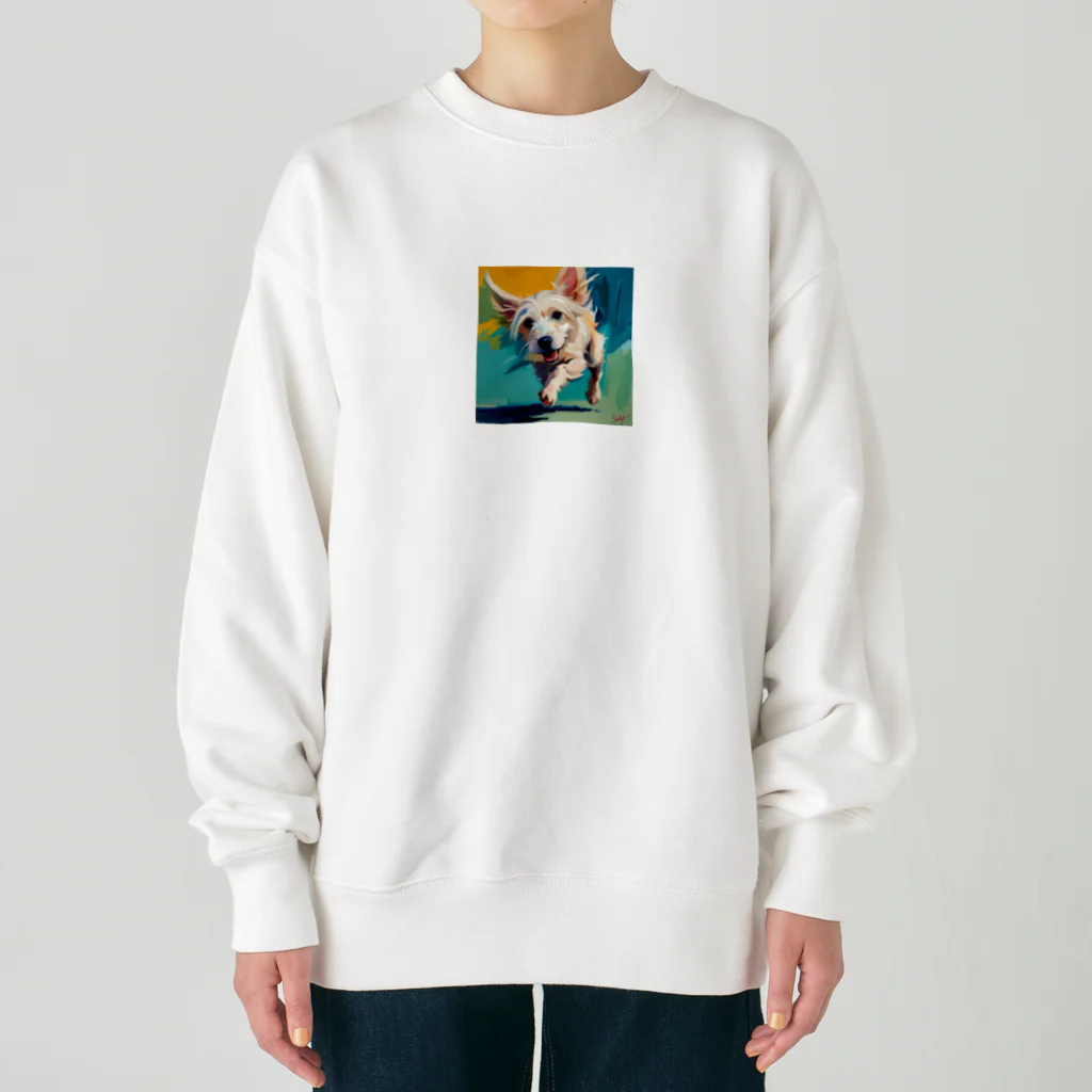 Taiwan_CreatorのRun Dog Heavyweight Crew Neck Sweatshirt