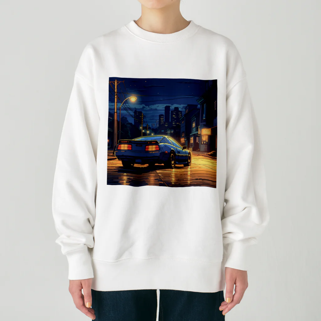 キイロチャンのスポーツカー Heavyweight Crew Neck Sweatshirt