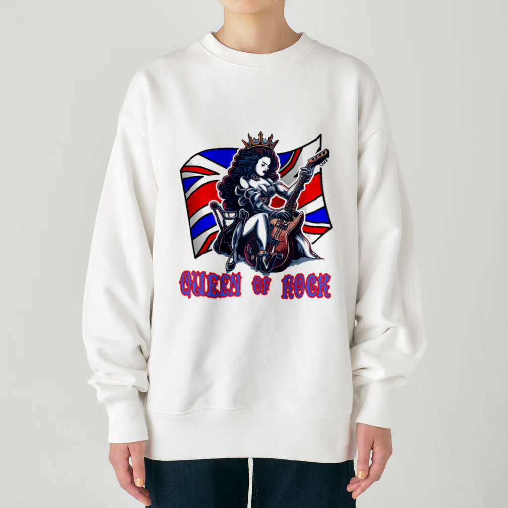 islandmoon13のQUEEN OF ROCK　ロックの女王様 Heavyweight Crew Neck Sweatshirt