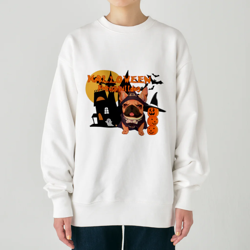 furebuhi　clubのハロウィン★フレンチブルドッグ Heavyweight Crew Neck Sweatshirt