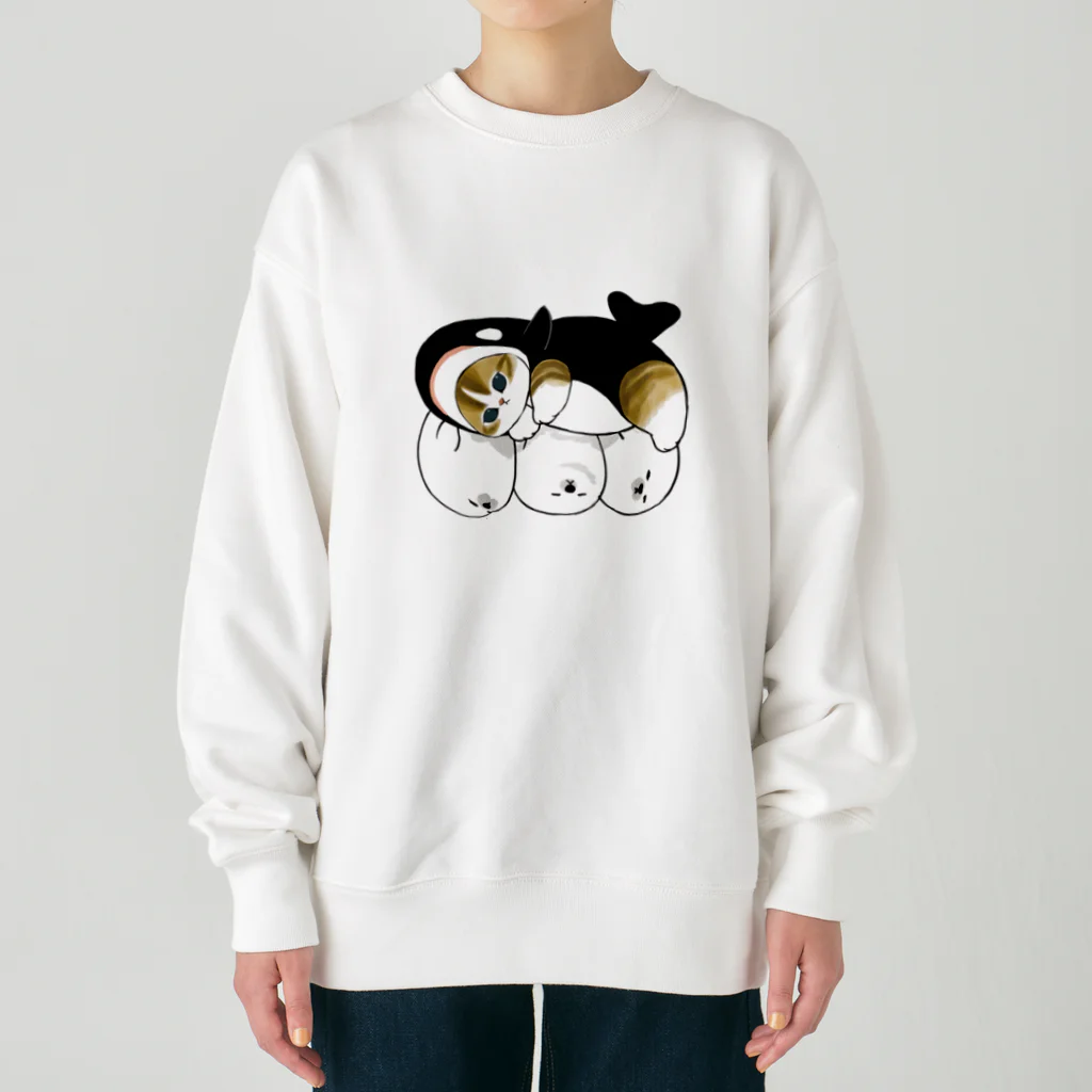 mofusandのシャチにゃん Heavyweight Crew Neck Sweatshirt