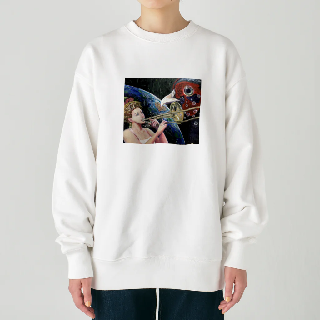  ブンスタのSHAFT  Heavyweight Crew Neck Sweatshirt