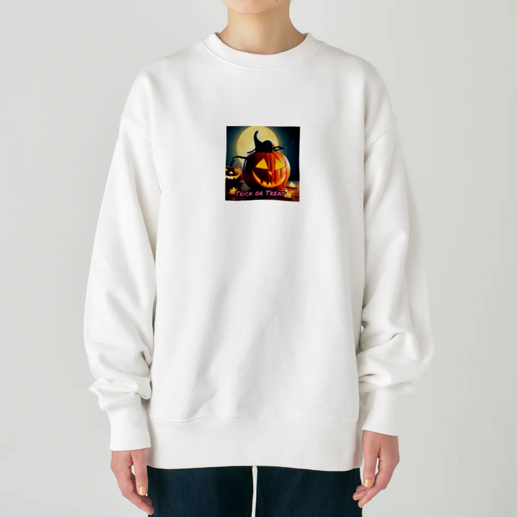 sam-chのハロウィンパンプキン Heavyweight Crew Neck Sweatshirt