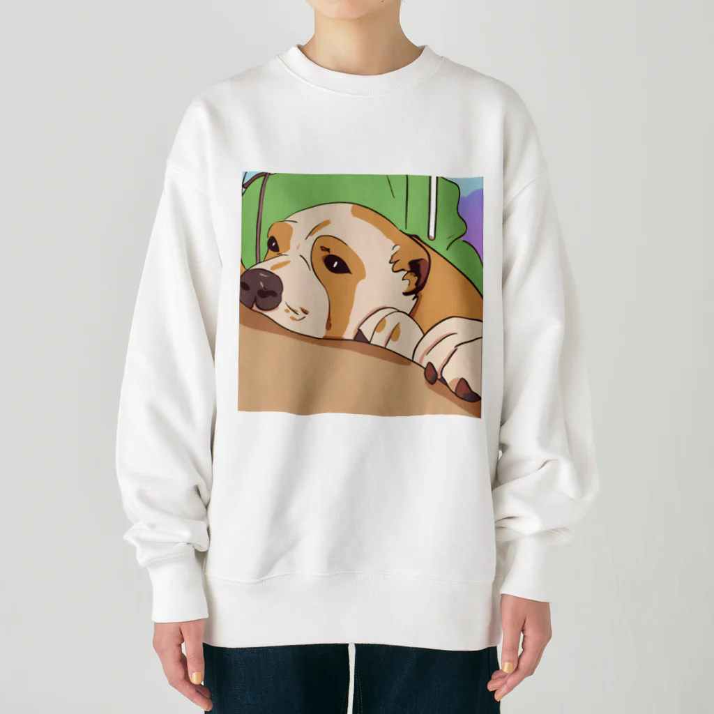 やる気のない犬のやる気のない犬 Heavyweight Crew Neck Sweatshirt