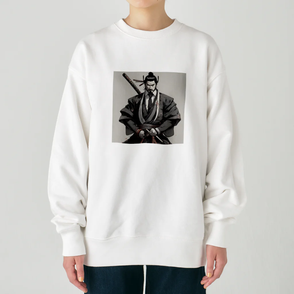 hyon1004のサラリーマン侍 Heavyweight Crew Neck Sweatshirt