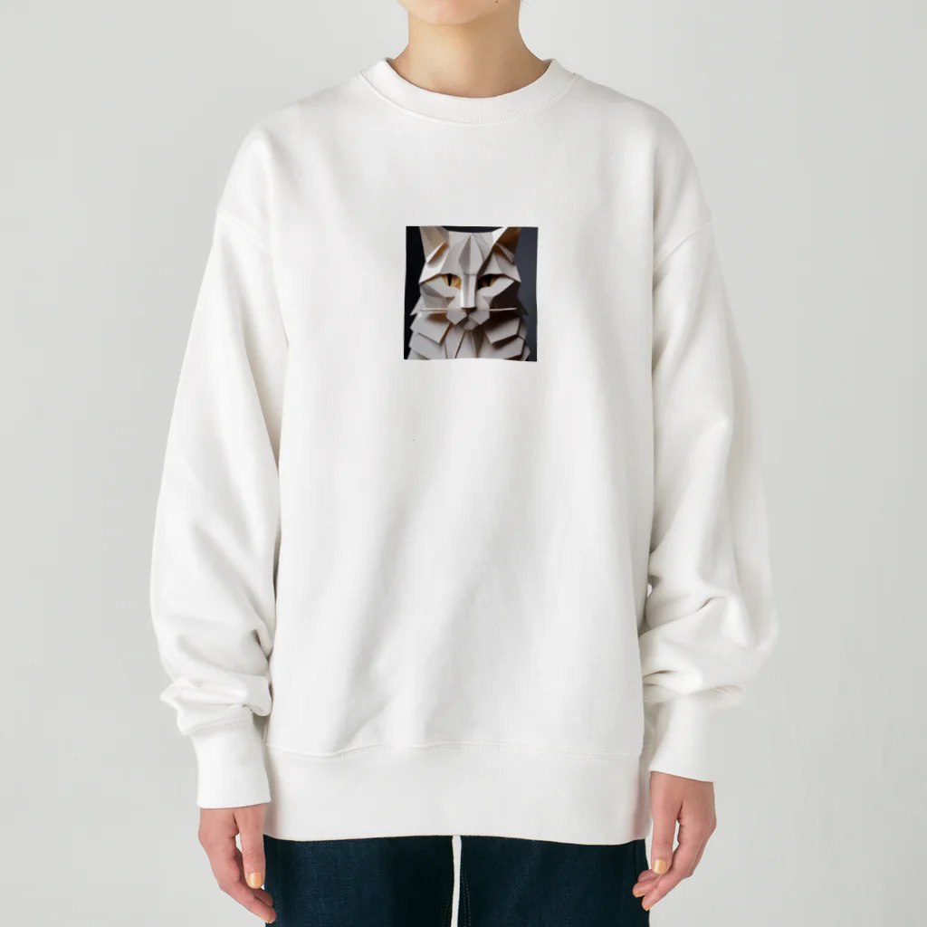 デザインマジックボックスのアメリカン・ペーパーキャット Heavyweight Crew Neck Sweatshirt