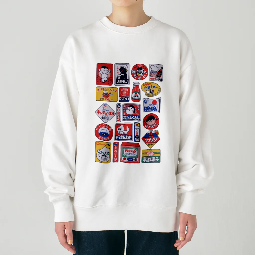 だるまかじーのみせの賑やかホ〜ロ〜 Heavyweight Crew Neck Sweatshirt